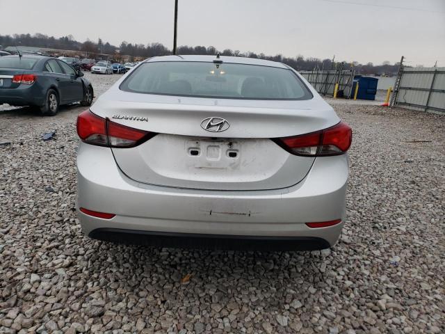 5NPDH4AE1GH786738 - 2016 HYUNDAI ELANTRA SE SILVER photo 6