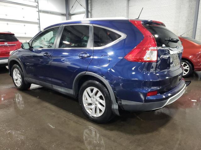 2HKRM4H72FH637195 - 2015 HONDA CR-V EXL BLUE photo 2