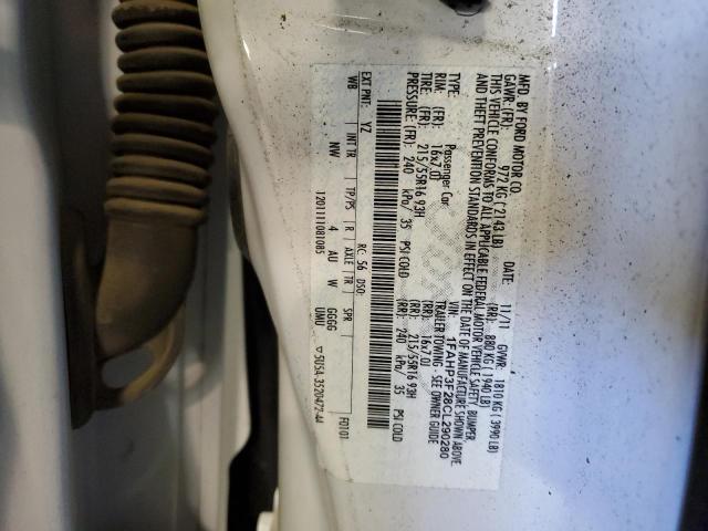 1FAHP3F28CL290280 - 2012 FORD FOCUS SE WHITE photo 13