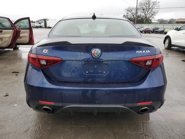 ZARFAEEN4J7589755 - 2018 ALFA ROMEO GIULIA TI Q4 BLUE photo 6