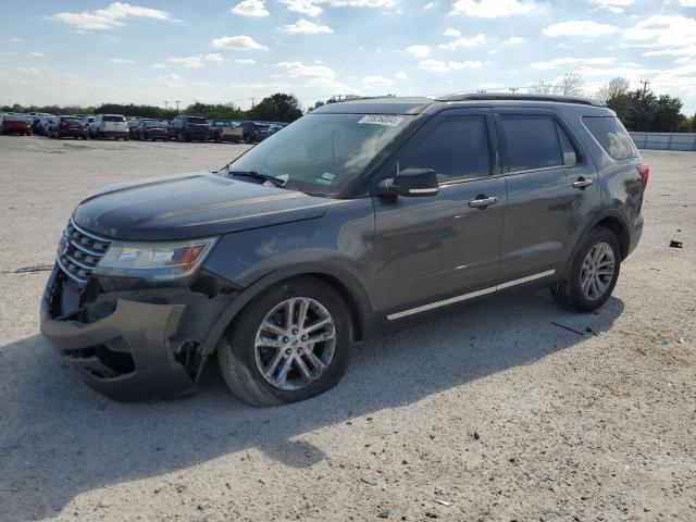 1FM5K7DH9HGA10887 - 2017 FORD EXPLORER XLT GRAY photo 1