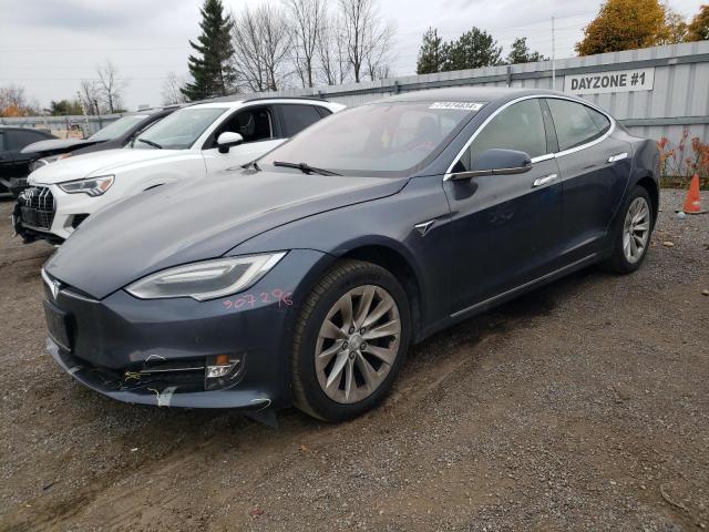5YJSA1E20HF214411 - 2017 TESLA MODEL S ნაცრისფერი ფოტო 1