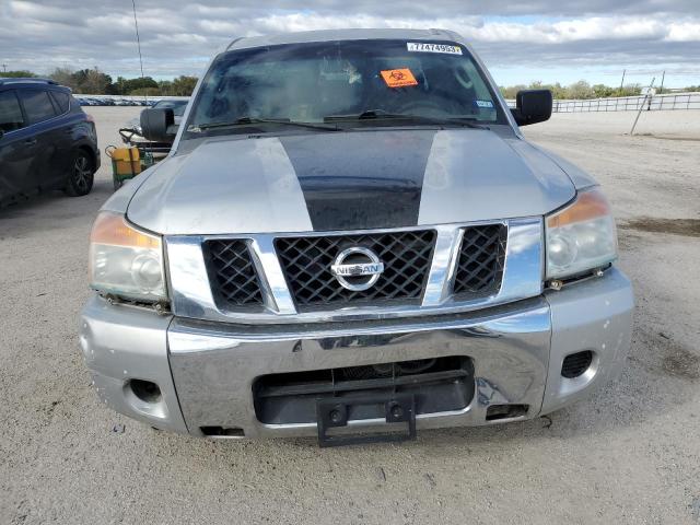 1N6BA06E18N314227 - 2008 NISSAN TITAN XE SILVER photo 5