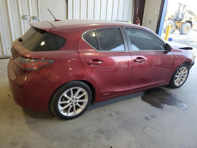 JTHKD5BHXD2150249 - 2013 LEXUS CT 200 RED photo 3