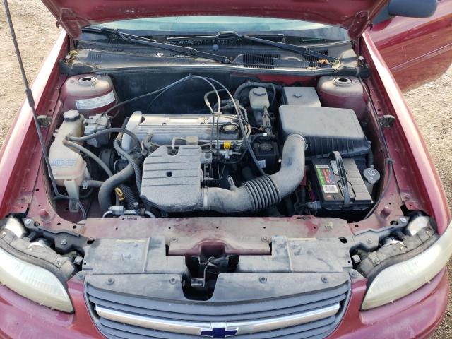 1G1ND52F14M519350 - 2004 CHEVROLET CLASSIC RED photo 11