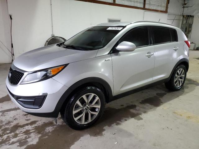 KNDPBCAC4G7841842 - 2016 KIA SPORTAGE LX SILVER photo 1