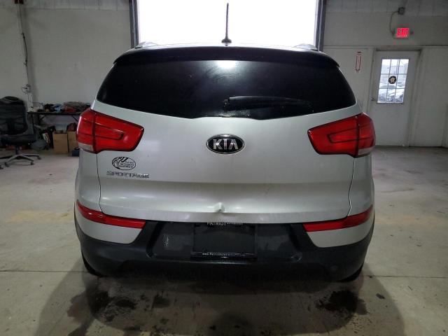 KNDPBCAC4G7841842 - 2016 KIA SPORTAGE LX SILVER photo 6