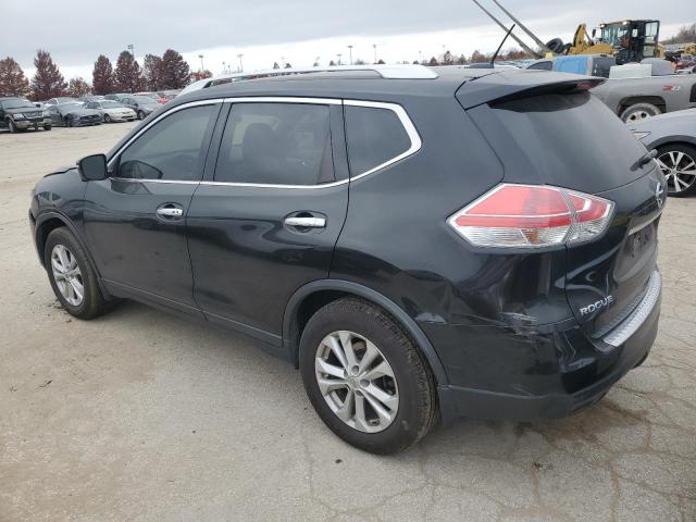 KNMAT2MV5GP629588 - 2016 NISSAN ROGUE S BLACK photo 2