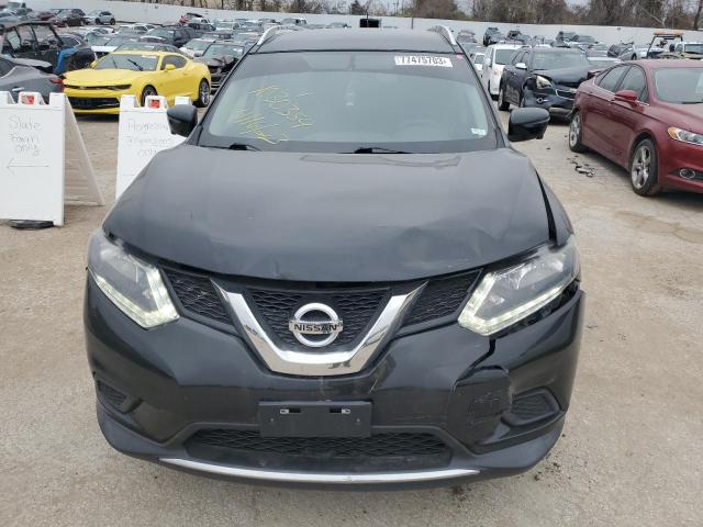 KNMAT2MV5GP629588 - 2016 NISSAN ROGUE S BLACK photo 5