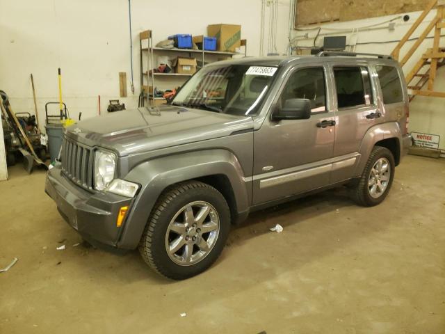 1C4PJMAK5CW184629 - 2012 JEEP LIBERTY SPORT GRAY photo 1