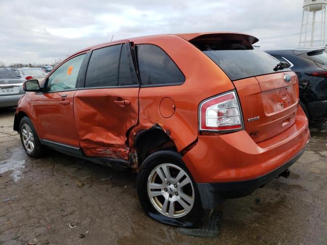 2FMDK38C88BA37816 - 2008 FORD EDGE SEL ORANGE photo 2