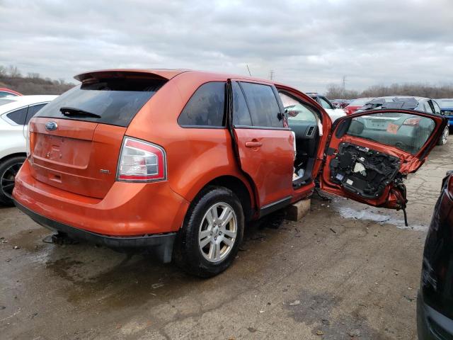 2FMDK38C88BA37816 - 2008 FORD EDGE SEL ORANGE photo 3