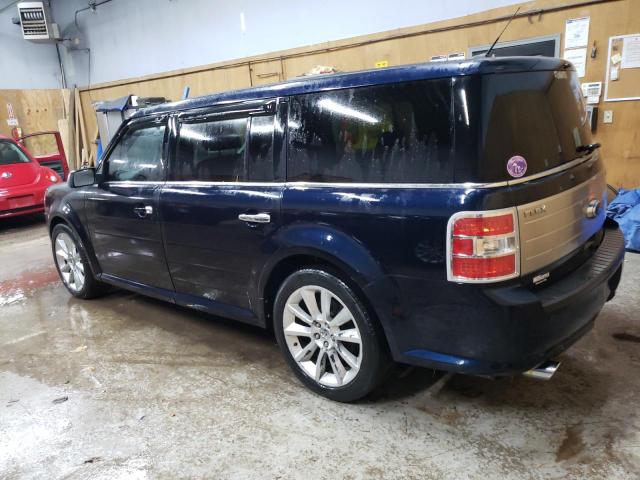 2FMHK6DT4ABA29212 - 2010 FORD FLEX LIMITED BLUE photo 2