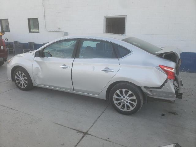 3N1AB7AP4KL612701 - 2019 NISSAN SENTRA S SILVER photo 2