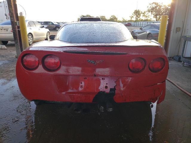 1G1YY25W295113431 - 2009 CHEVROLET CORVETTE RED photo 6