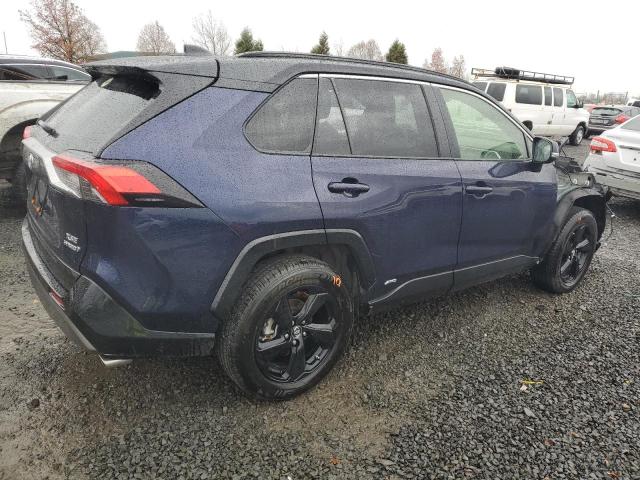 JTMEWRFV1KJ002090 - 2019 TOYOTA RAV4 XSE BLUE photo 3