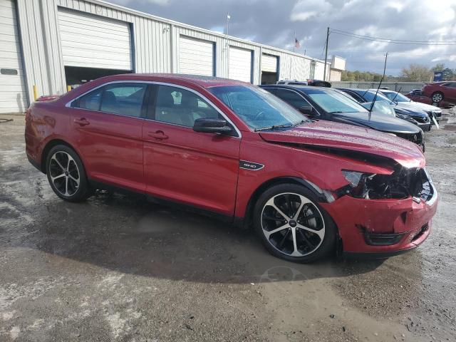 1FAHP2KT1FG160976 - 2015 FORD TAURUS SHO RED photo 4