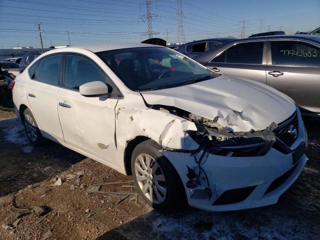 3N1AB7APXGL650621 - 2016 NISSAN SENTRA S WHITE photo 4