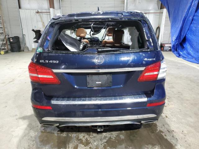 4JGDF6EE6KB226148 - 2019 MERCEDES-BENZ GLS 450 4MATIC BLUE photo 6