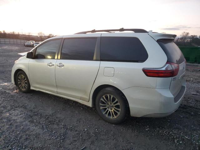 5TDYZ3DC4LS044115 - 2020 TOYOTA SIENNA XLE WHITE photo 2