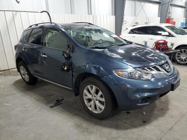 JN8AZ1MW8BW173641 - 2011 NISSAN MURANO S BLUE photo 4