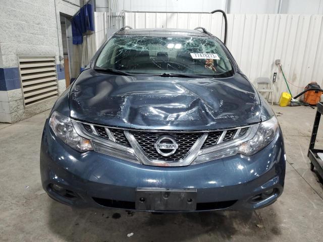 JN8AZ1MW8BW173641 - 2011 NISSAN MURANO S BLUE photo 5