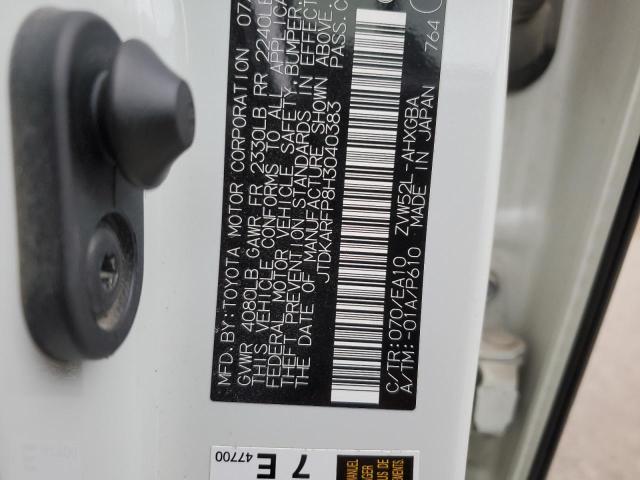 JTDKARFP8H3040383 - 2017 TOYOTA PRIUS PRIM 白色 照片 13