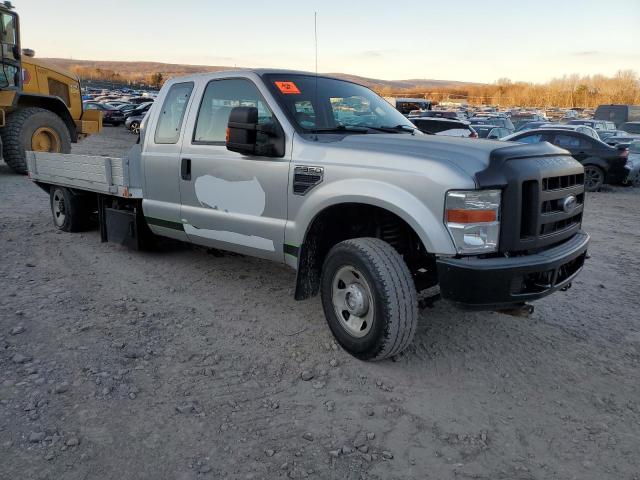 1FDWX31528ED44912 - 2008 FORD F350 SRW SUPER DUTY SILVER photo 4