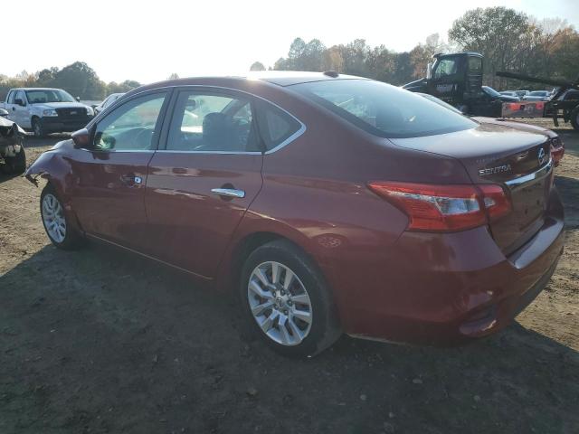 3N1AB7AP6HL663545 - 2017 NISSAN SENTRA S MAROON photo 2