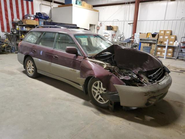 4S3BH6866Y7608220 - 2000 SUBARU OUTBACK OUTBACK LIMITED MAROON photo 4