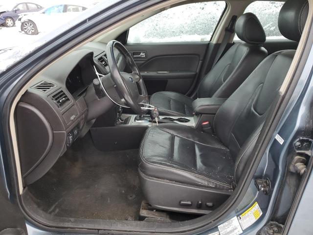 3FAHP0JA2BR199485 - 2011 FORD FUSION SEL BLUE photo 7