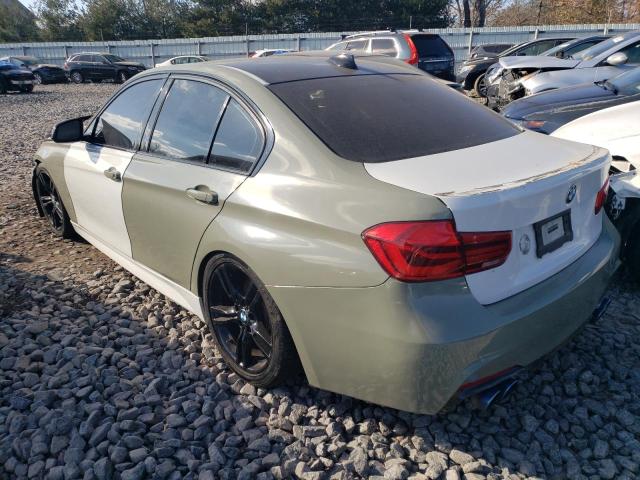 WBA8B7G5XGNT95371 - 2016 BMW 340 XI WHITE photo 2