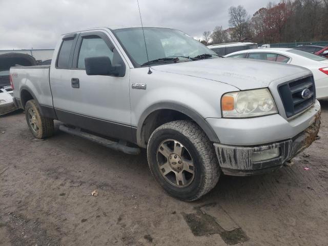 1FTPX14575NB03240 - 2005 FORD F150 SILVER photo 4