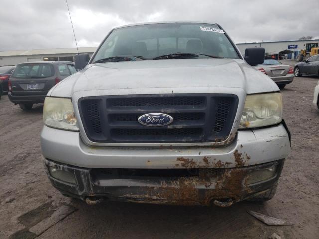 1FTPX14575NB03240 - 2005 FORD F150 SILVER photo 5