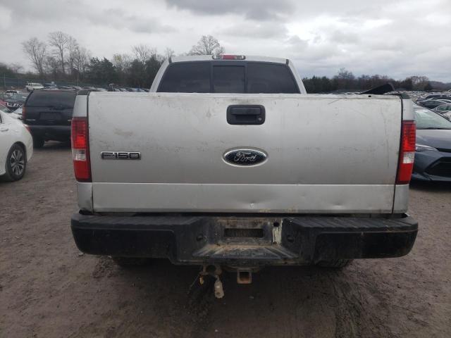 1FTPX14575NB03240 - 2005 FORD F150 SILVER photo 6