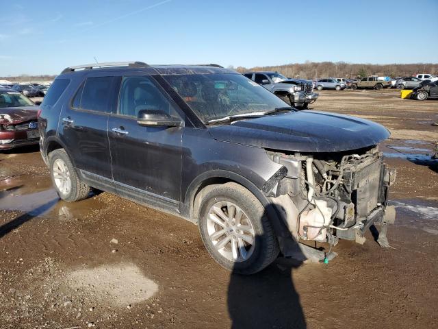 1FM5K8D89DGA25678 - 2013 FORD EXPLORER XLT GRAY photo 4