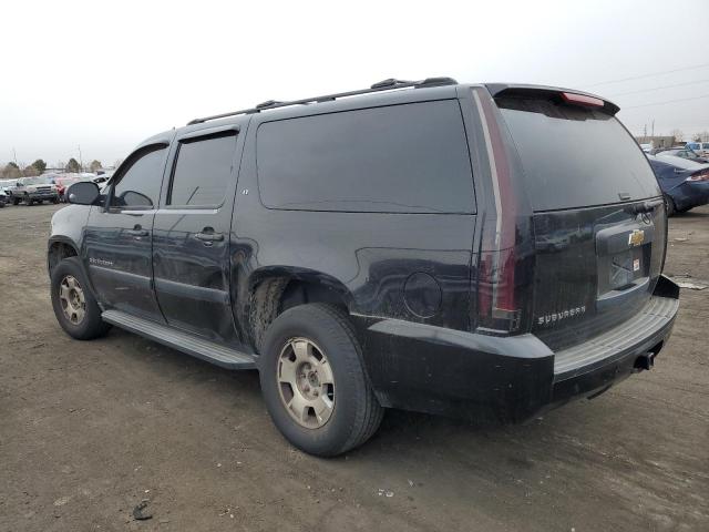 3GNFK16337G109562 - 2007 CHEVROLET SUBURBAN K1500 BLACK photo 2