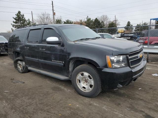 3GNFK16337G109562 - 2007 CHEVROLET SUBURBAN K1500 BLACK photo 4