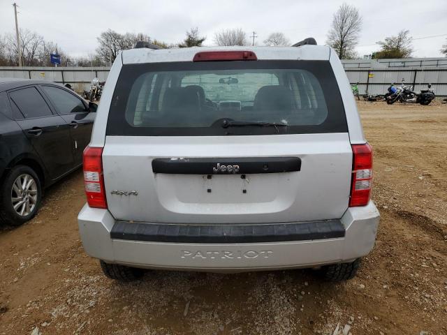 1J8FF28W48D705233 - 2008 JEEP PATRIOT SPORT SILVER photo 6