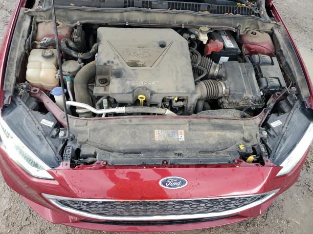 3FA6P0VP4HR243680 - 2017 FORD FUSION SPORT RED photo 11