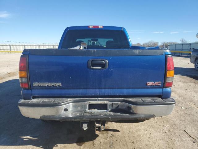 2GTEK13T141370203 - 2004 GMC NEW SIERRA K1500 BLUE photo 6