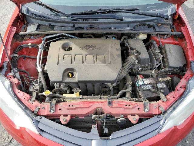 5YFBURHE6GP461558 - 2016 TOYOTA COROLLA L RED photo 11