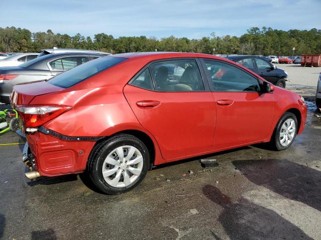 5YFBURHE6GP461558 - 2016 TOYOTA COROLLA L RED photo 3