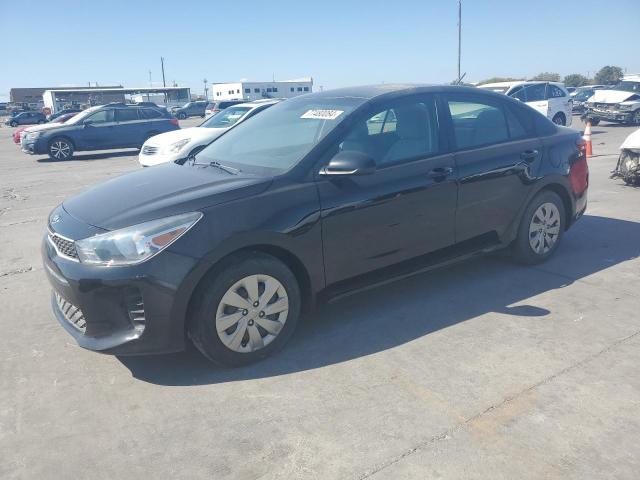 3KPA24AD6LE282471 - 2020 KIA RIO LX BLACK photo 1