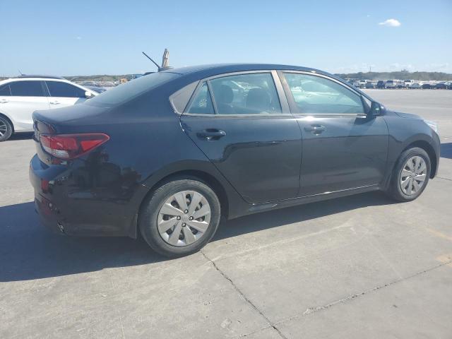 3KPA24AD6LE282471 - 2020 KIA RIO LX BLACK photo 3
