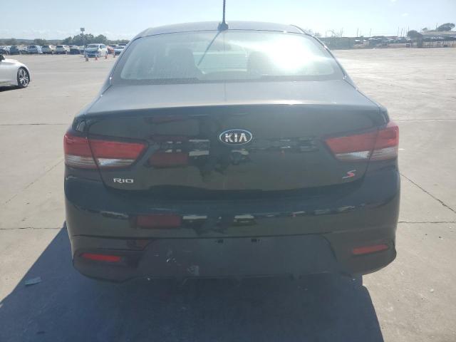 3KPA24AD6LE282471 - 2020 KIA RIO LX BLACK photo 6