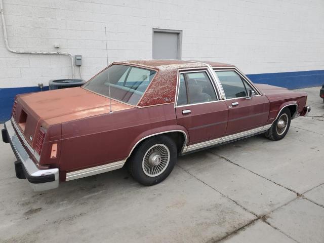 2FABP43F2EX180771 - 1984 FORD LTD CROWN VICTORIA BURGUNDY photo 3