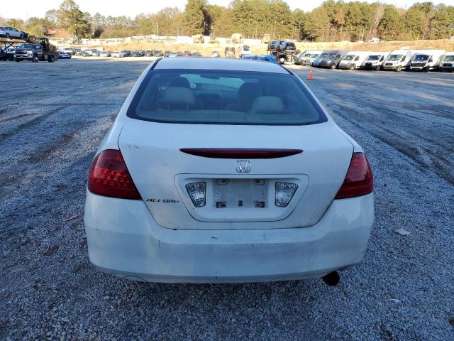 JHMCM56337C011582 - 2007 HONDA ACCORD SE WHITE photo 6