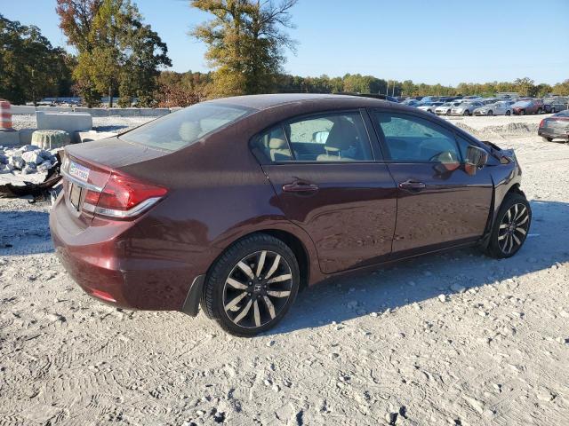 19XFB2F94EE012916 - 2014 HONDA CIVIC EXL მუქწითელი ფოტო 3
