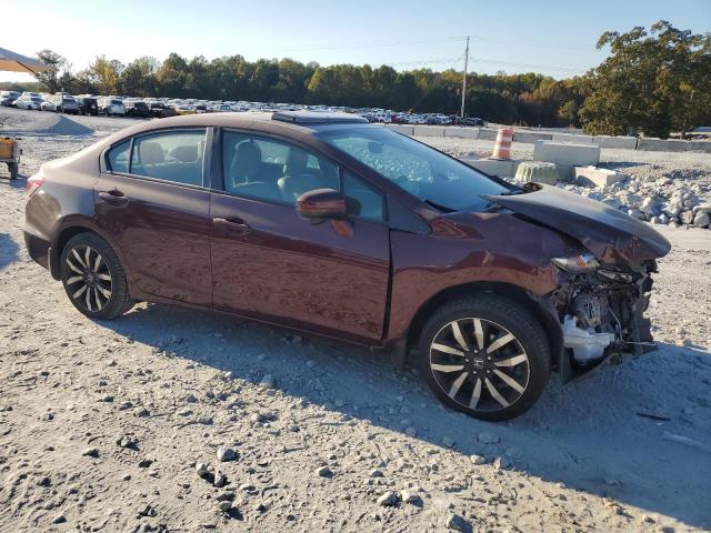 19XFB2F94EE012916 - 2014 HONDA CIVIC EXL მუქწითელი ფოტო 4